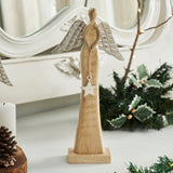 Heavenly Wings Natural Wooden Angel-Lange General Store