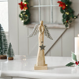 Heavenly Wings Natural Wooden Angel-Lange General Store