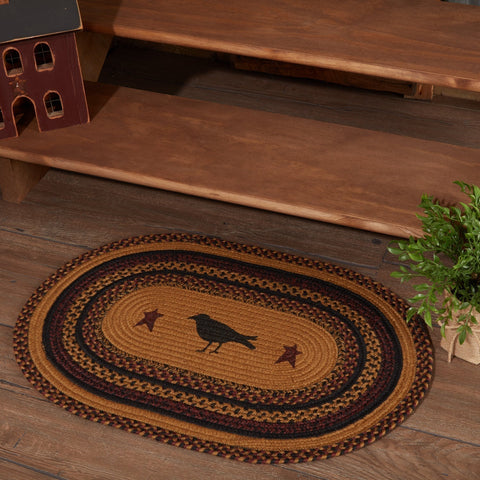 Heirloom Farm Crow Oval Rug-Lange General Store