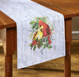 Holiday Cardinal Love Table Runner 54"-Lange General Store