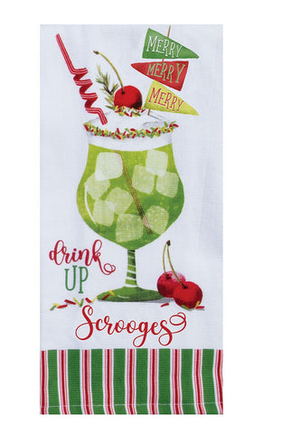 Holiday Cheers Scrooge Terry Towel-Lange General Store