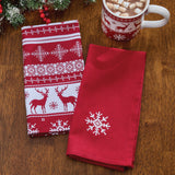 Holiday Reindeer Dash Napkins-Lange General Store