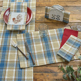 Hollostone Plaid Napkins-Lange General Store