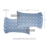 Jillian Ruffled Pillow Cases-Lange General Store