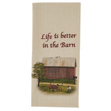 Life In The Barn Dishtowel-Lange General Store