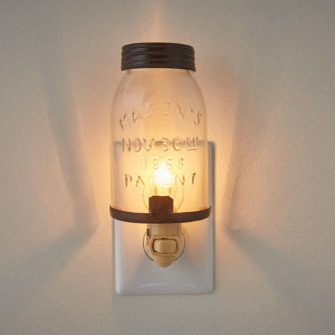 Mason Jar Night Light-Lange General Store