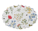 Meadow Flowers Quilted Placemats Set of 6-Lange General Store