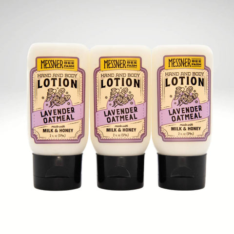Messner Bee Farm Milk & Honey Lotion - Lavender Oatmeal 2oz Travel-Lange General Store