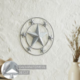 Metal Stars Round Wall Hanging-Lange General Store