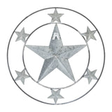 Metal Stars Round Wall Hanging-Lange General Store