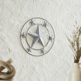 Metal Stars Round Wall Hanging-Lange General Store