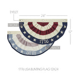 My Country 1776 Bunting Flag 12x24-Lange General Store