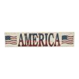 My Country AMERICA Two Flags Sign-Lange General Store