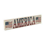 My Country AMERICA Two Flags Sign-Lange General Store
