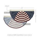 My Country Stars & Stripes Bunting Flag 12x24-Lange General Store