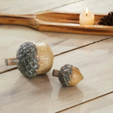 Natural Wood Acorn Decor Set of 2-Lange General Store