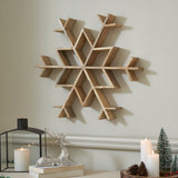 Natural Wooden Snowflakes-Lange General Store