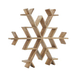 Natural Wooden Snowflakes-Lange General Store