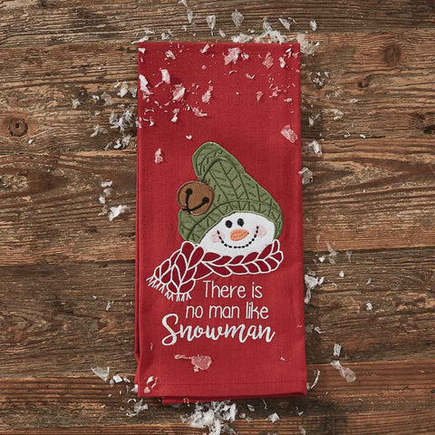 No Man Like Snowman Decorative Dishtowel-Lange General Store