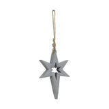 Northern Yule Distressed Grey Wooden Stars-Lange General Store