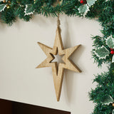 Northern Yule Natural Wooden Stars-Lange General Store