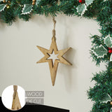 Northern Yule Natural Wooden Stars-Lange General Store