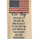 Our Flag & Home of the Brave Dish Towels-Lange General Store
