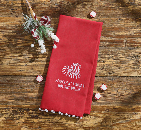 Peppermint Candy Dishtowel-Lange General Store