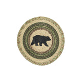 Pineview Lodge Bear Braided Trivet Set of 3-Lange General Store