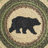 Pineview Lodge Bear Braided Trivet Set of 3-Lange General Store