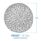 Pineview Lodge Bear Braided Trivet Set of 3-Lange General Store