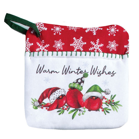 Playful Cardinal Pot Holder-Lange General Store