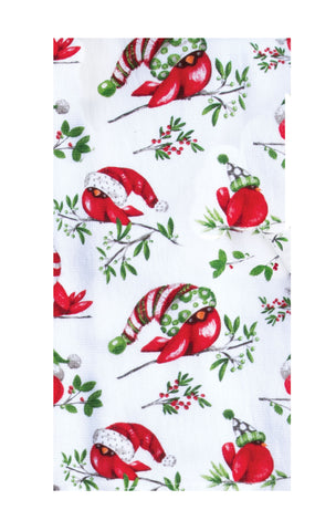 Playful Cardinal Terry Towel-Lange General Store
