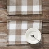 Portabella Buffalo Check Placemat Set of 2-Lange General Store