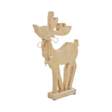 Pretty Prancer Brushed Gold Wooden Deer-Lange General Store