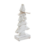 Pretty in Pearl Distressed White Wooden Trees-Lange General Store