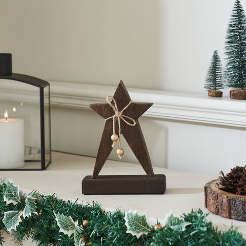 Primitive Wonder Dark Wooden Stars-Lange General Store
