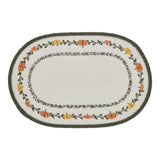 Pumpkin Bounty Braided Oval Placemat-Lange General Store