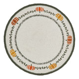 Pumpkin Bounty Braided Placemat-Lange General Store