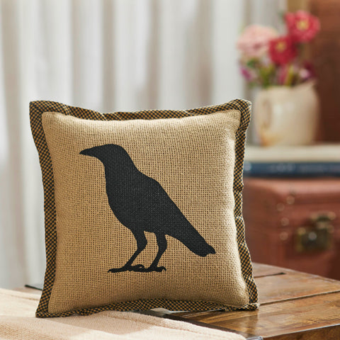Raven Harvest Raven Pillow 9x9-Lange General Store
