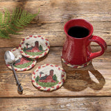 Red Barn Braided Coaster Set-Lange General Store