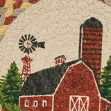 Red Barn Braided Trivet Set of 3-Lange General Store