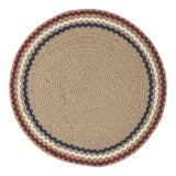 Red White Blue Ric Rac Braided Trivet 12"-Lange General Store