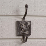 Rooster Cast Iron Hook Set-Lange General Store