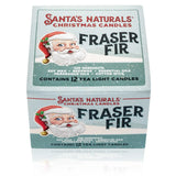 Santa's Naturals Tea Light Candle Set of 12 - Fraser Fir-Lange General Store