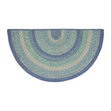 Sea Glass Collection Braided Rugs - Oval-Lange General Store