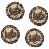 Secluded Cabin Braided Coaster Set-Lange General Store