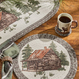 Secluded Cabin Braided Coaster Set-Lange General Store