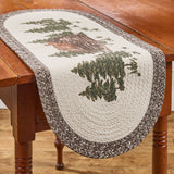 Secluded Cabin Braided Table Runner 36"-Lange General Store
