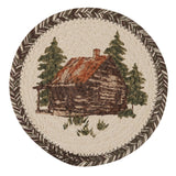 Secluded Cabin Braided Trivet Set of 3-Lange General Store